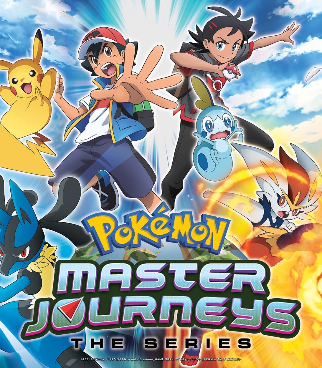 Pokémon Master Journeys: The Series Poster.