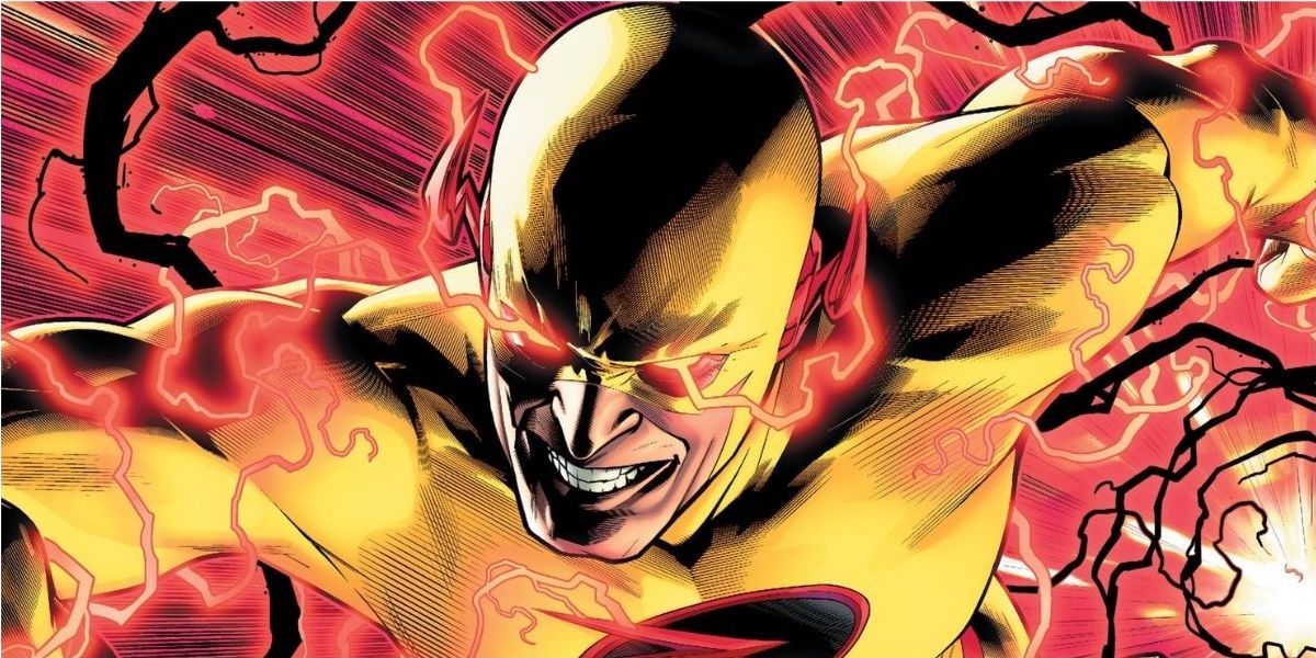 The Reverse flash speeds through time as he goes after Barry's mom