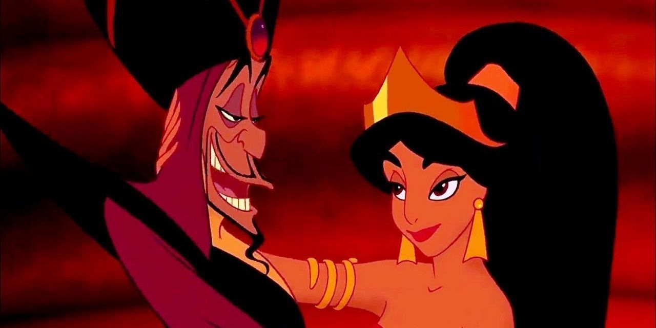 Prinzessin Jasmine Und Jafar Küssen Sich