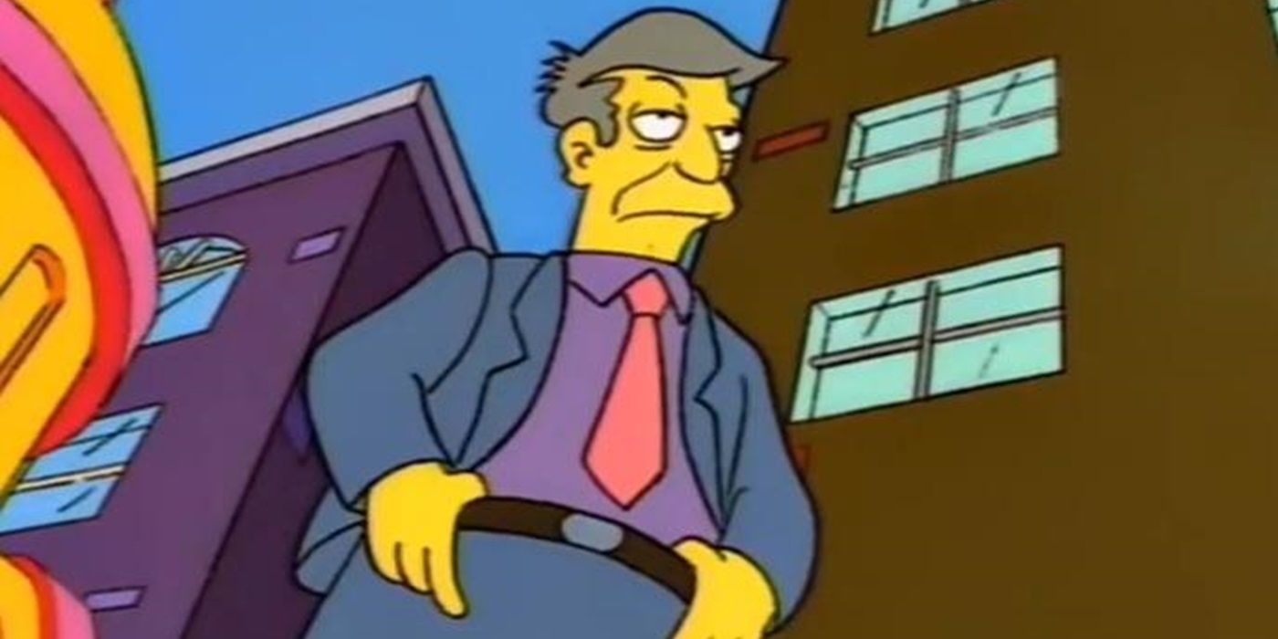 Principal Skinner looking for Bart in The Simpsons