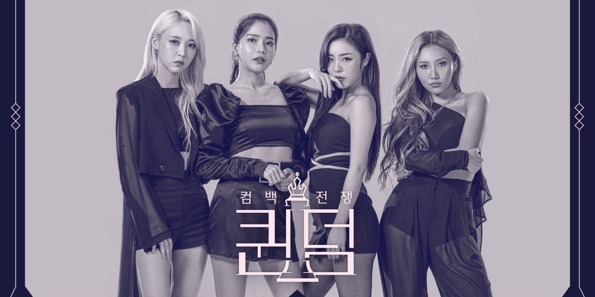 Mamamoo K-Pop group promo photo in Queendom 