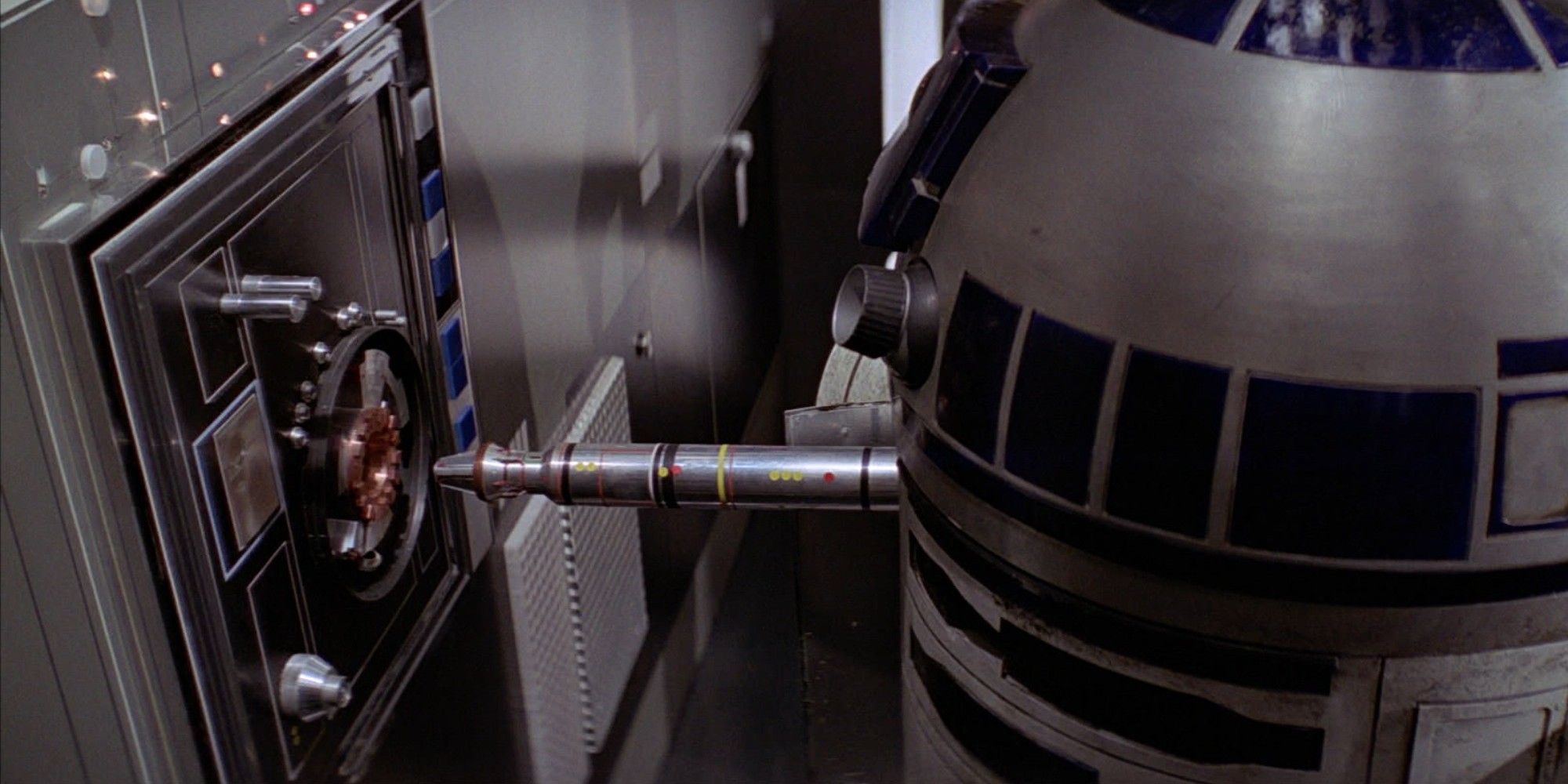 R2-D2 in Star Wars A New Hope.