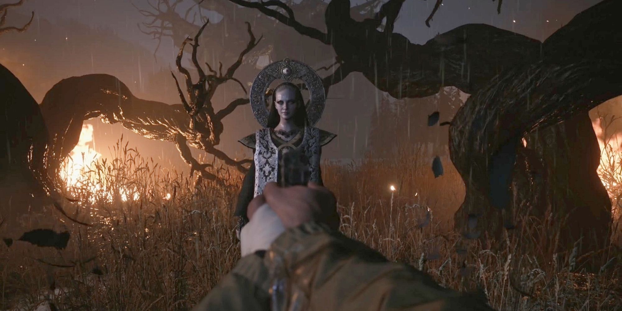 Mother Miranda stands in Resident Evil: Village