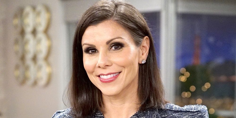 RHOC star Heather Dubrow smiling and posing for a photo