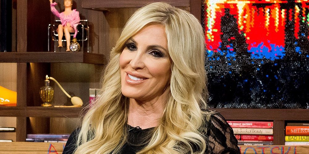 Lauri Peterson from RHOC smiling on WWHL