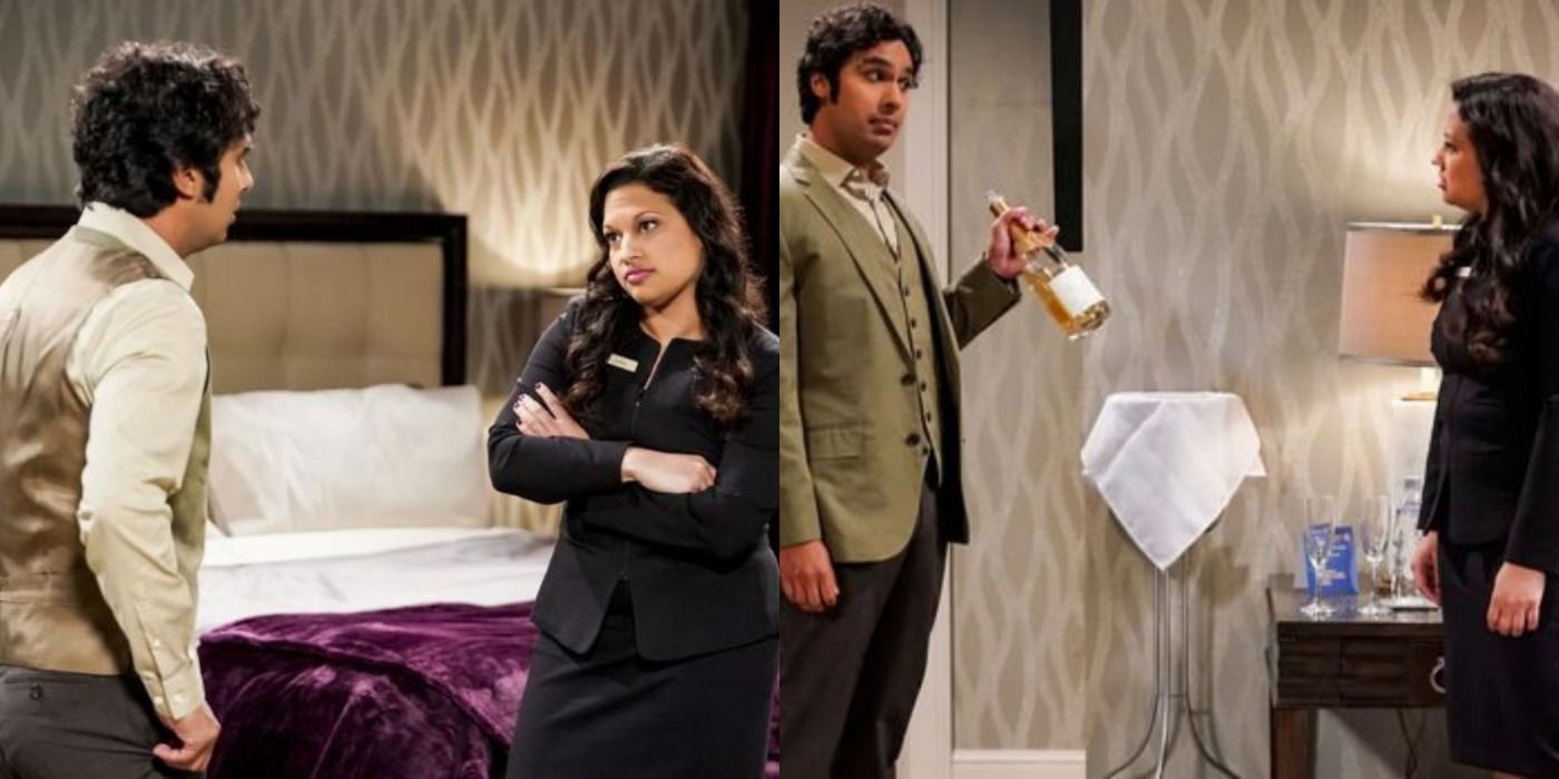 Raj and Anu arguing in hotel room in TBBT
