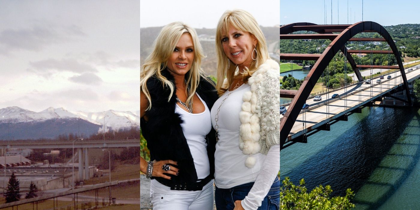 mountains of Anchorage, Alaska, Tamra Judge and Vicki Gunvalson from The Real Housewives of Orange County, and bridge in Austin, Texas, Featured Image
