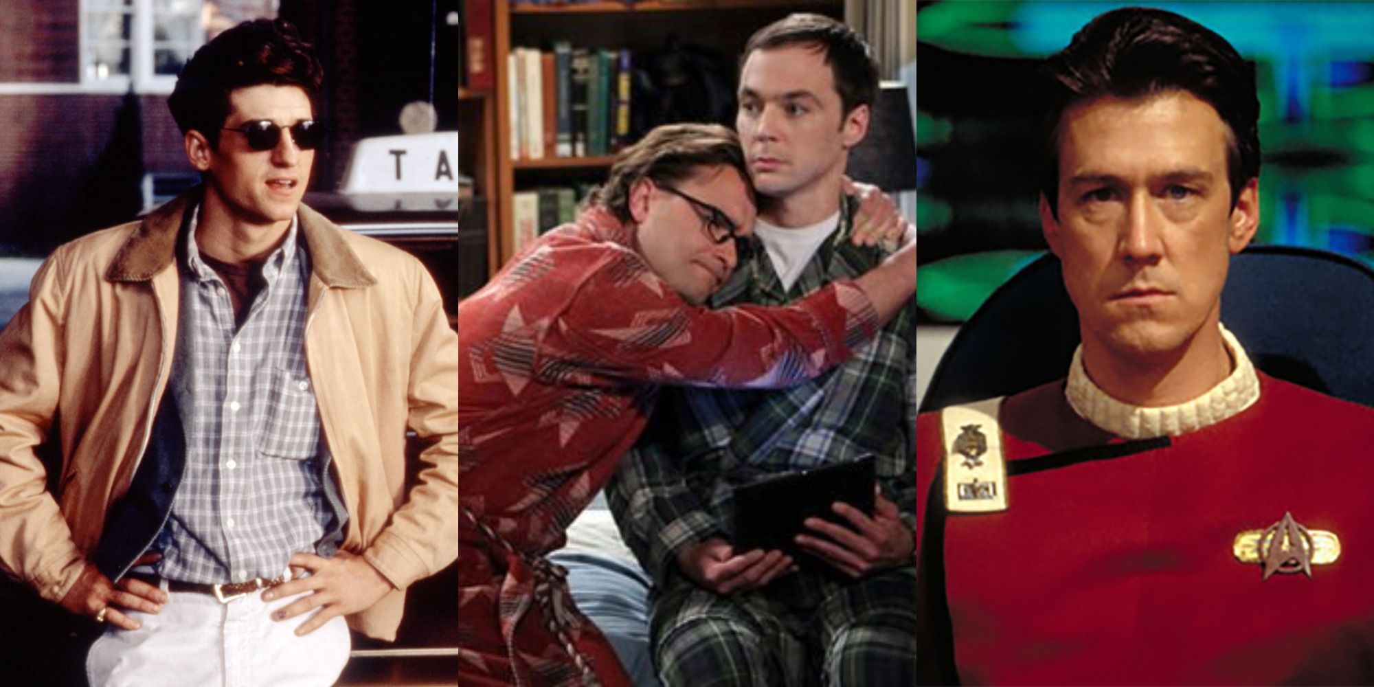 Collage of re-casting Big Bang Theory with retro characters