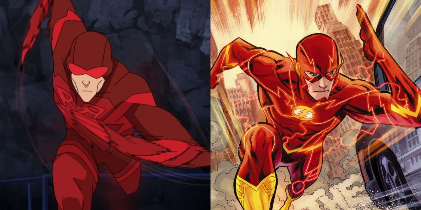 Red Rush From Invincible And The Flash From DC