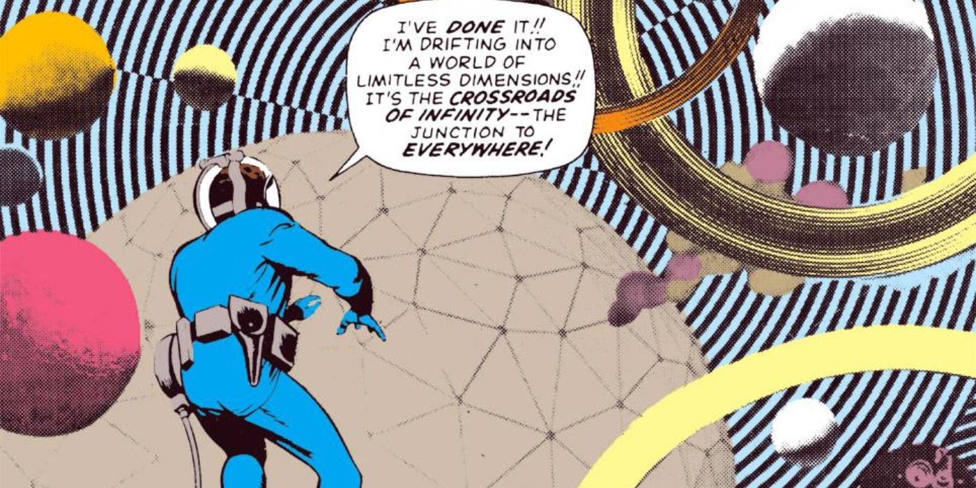 Reed Richards enters the Negative Zone in Marvel Comics