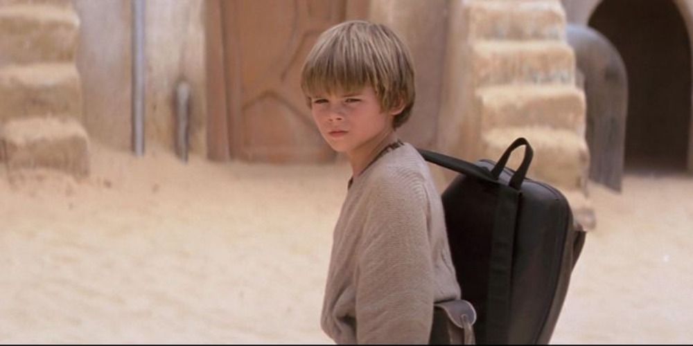 Young Anakin on Tatooine.