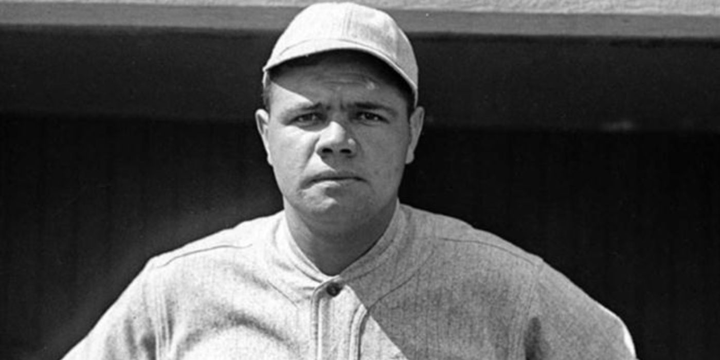 Reverse of the Curse of the Bambino: Bambino in black and white staring at the camera