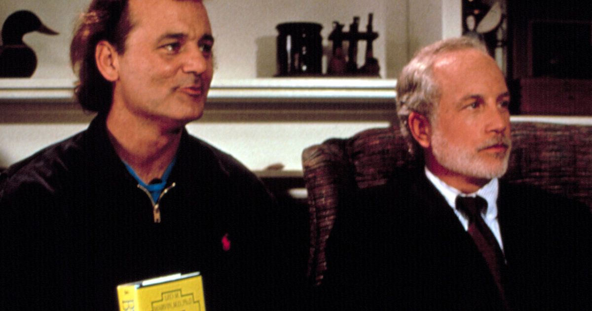 Richard Dreyfuss and Bill Murray in the movie What About Bob.
