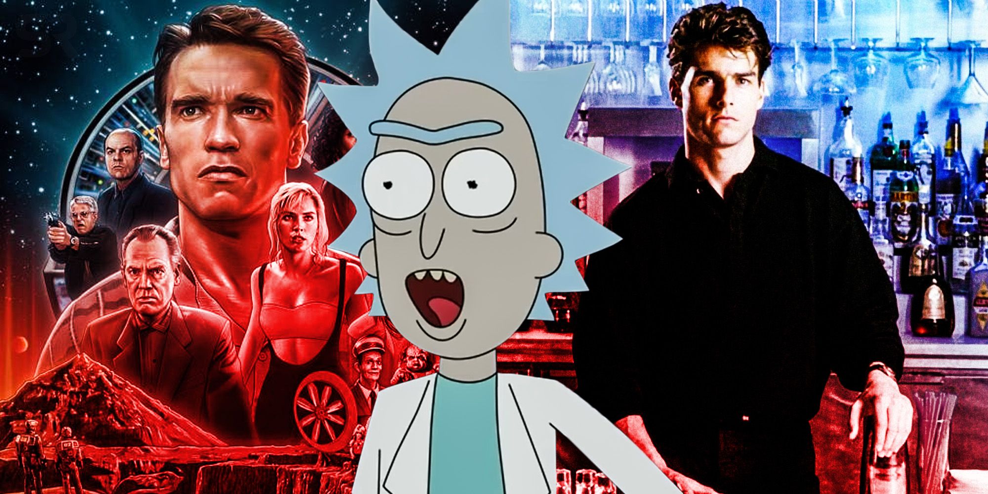 Rick and morty Cocktail Tom Cruise Total Recall