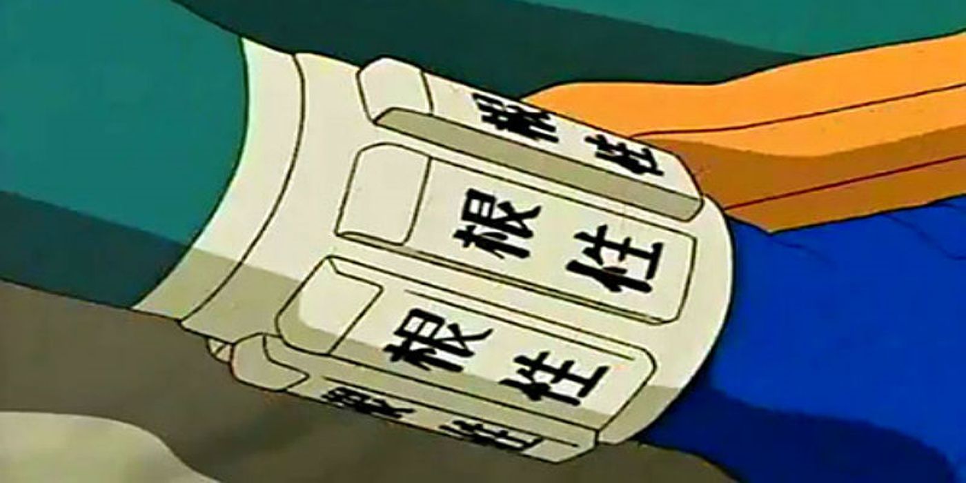 Rock Lee's ankle weights in Naruto