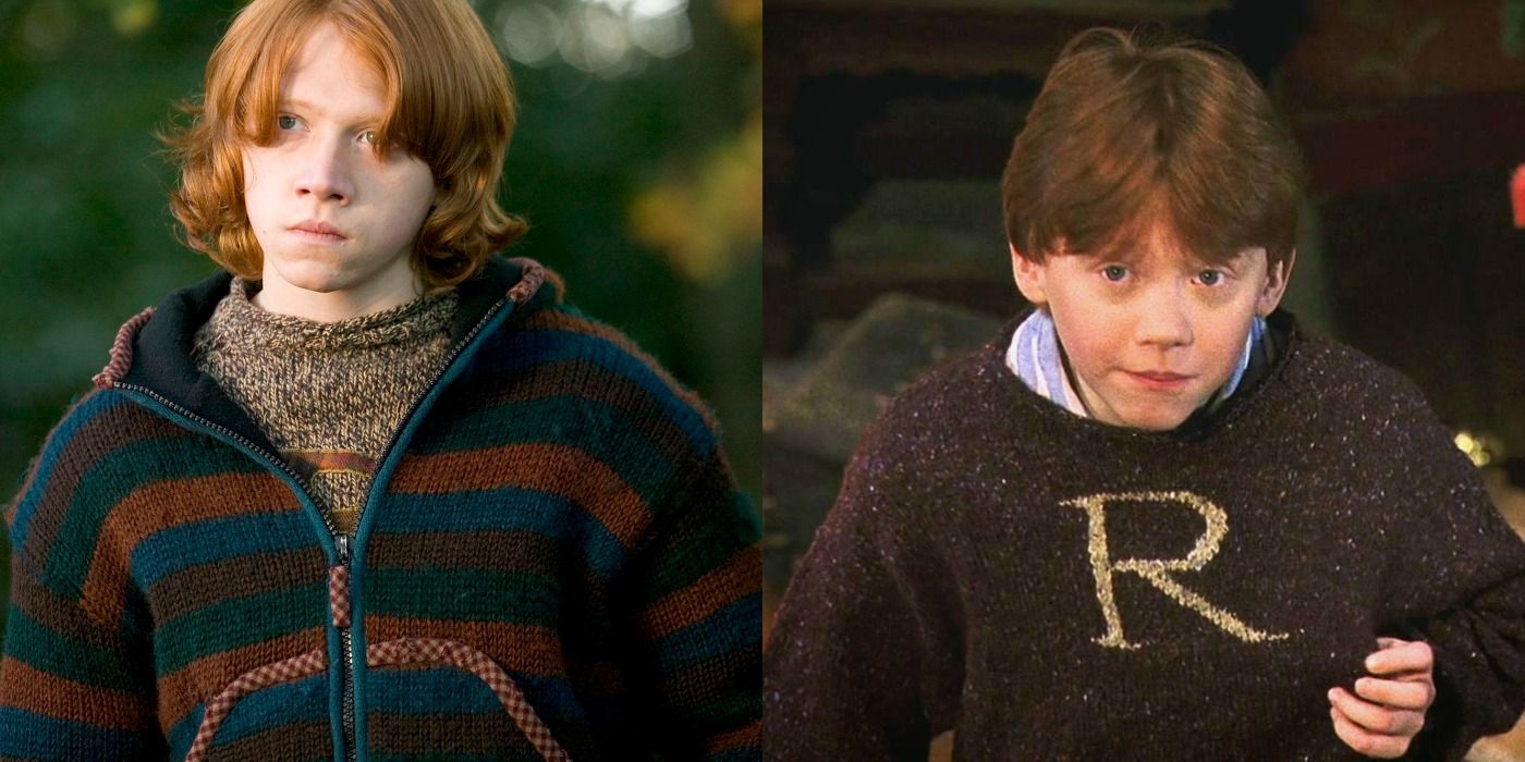 TOP 10" HARRY POTTER RON WEASLEY DOLL GRAY GRYFFINDOR SWEATER SHIRT CLOTHING 