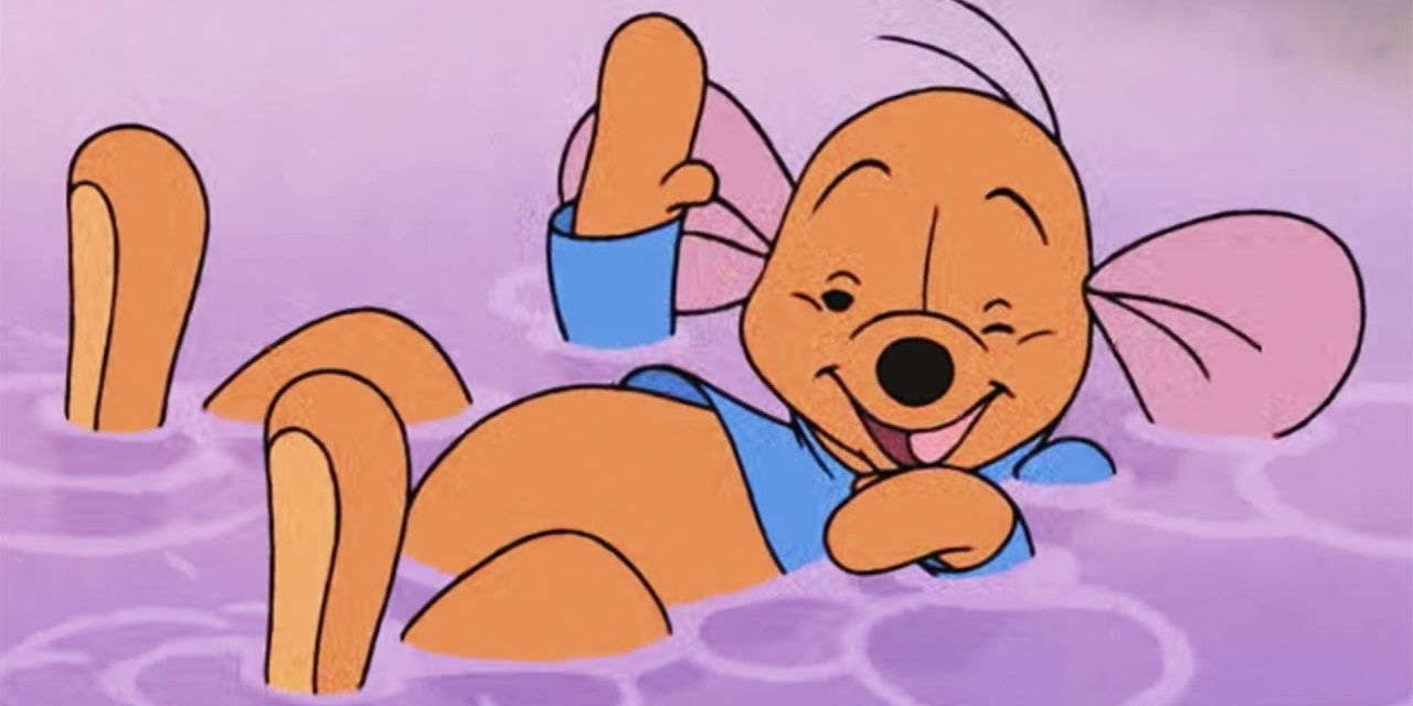 Roo swimming in Winnie The Pooh