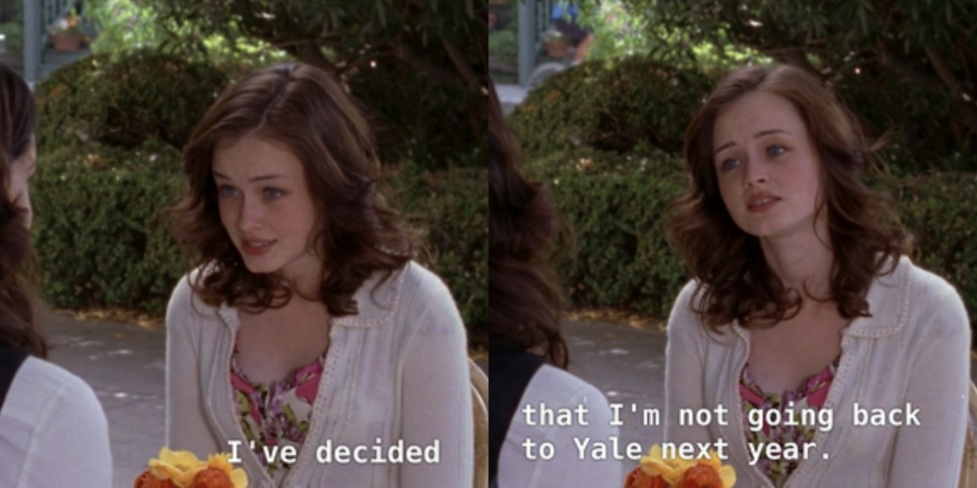 Rory tells her mom that shes going back to yale on gilmore girls