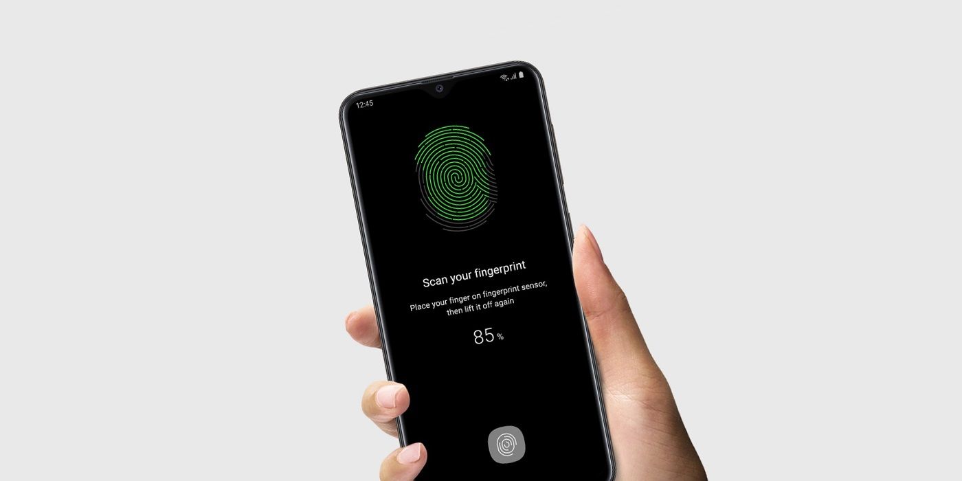 Galaxy A20 fingerprint sensor