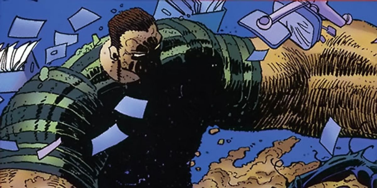 Sandman fights Spider-Man in Marvel Comics