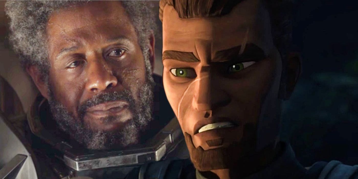 Saw Gerrera in Rogue One And Star Wars The Bad Batch