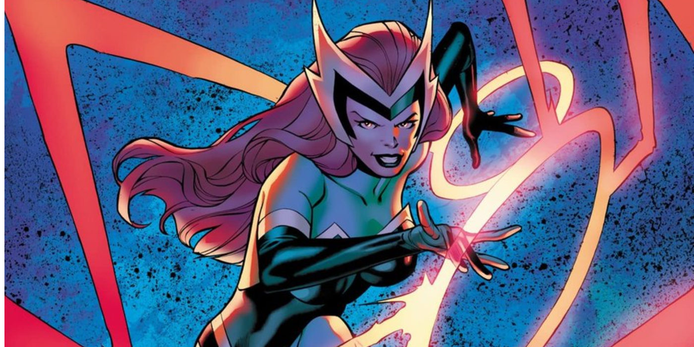 The Silver Witch uses her powers in Marvel Comics.