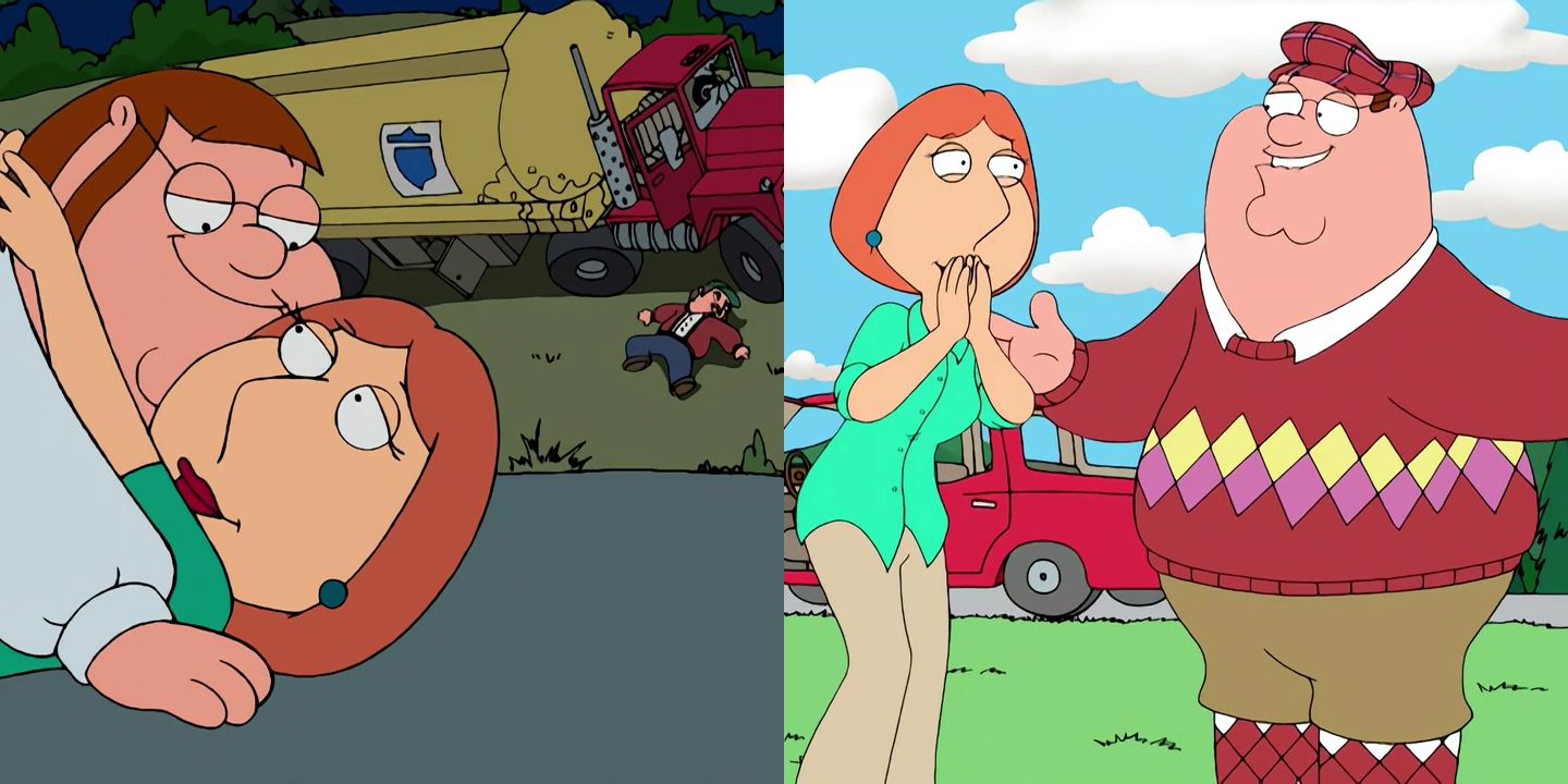 Scenes from Family Guy episode Death Lives