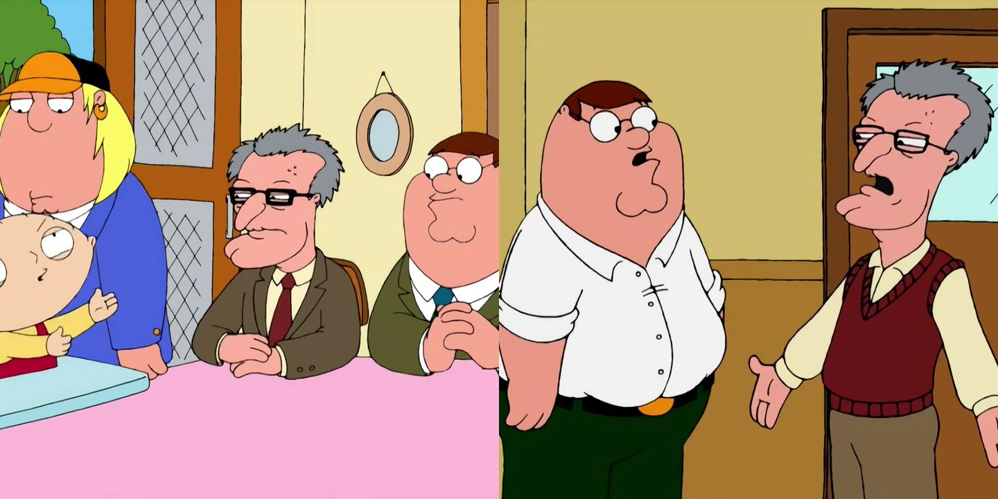 Scenes from Family Guy episode Holy Crap