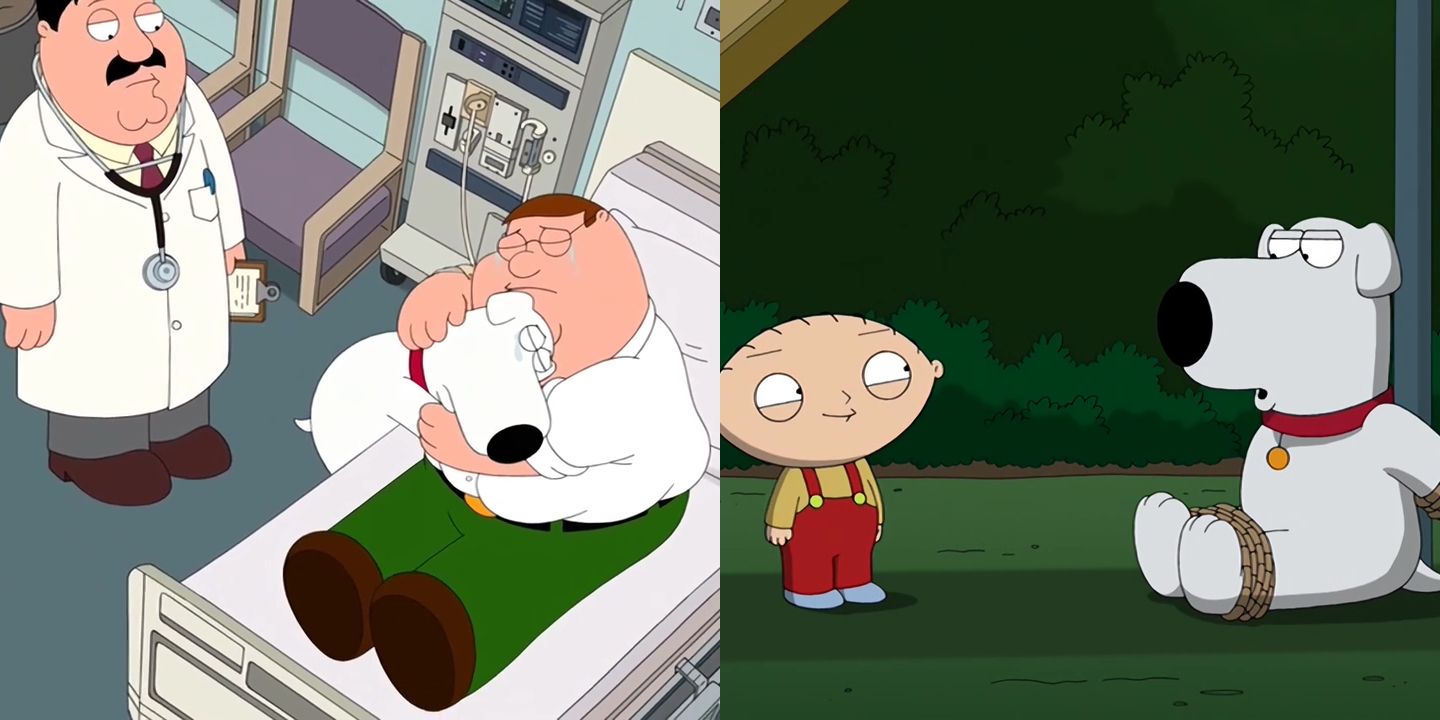 Scenes from Family Guy episode New Kidney in Town