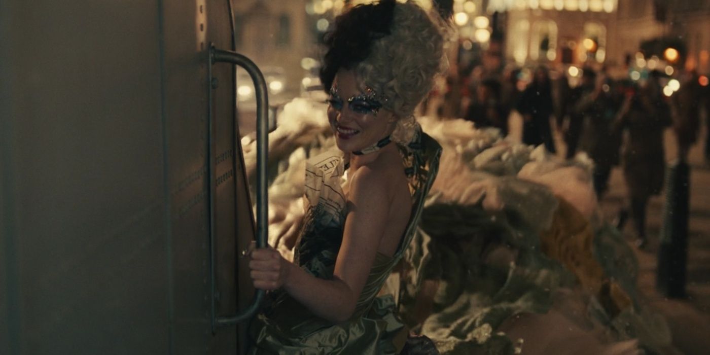 Emma Stone in Cruella - Garbage Truck Dress