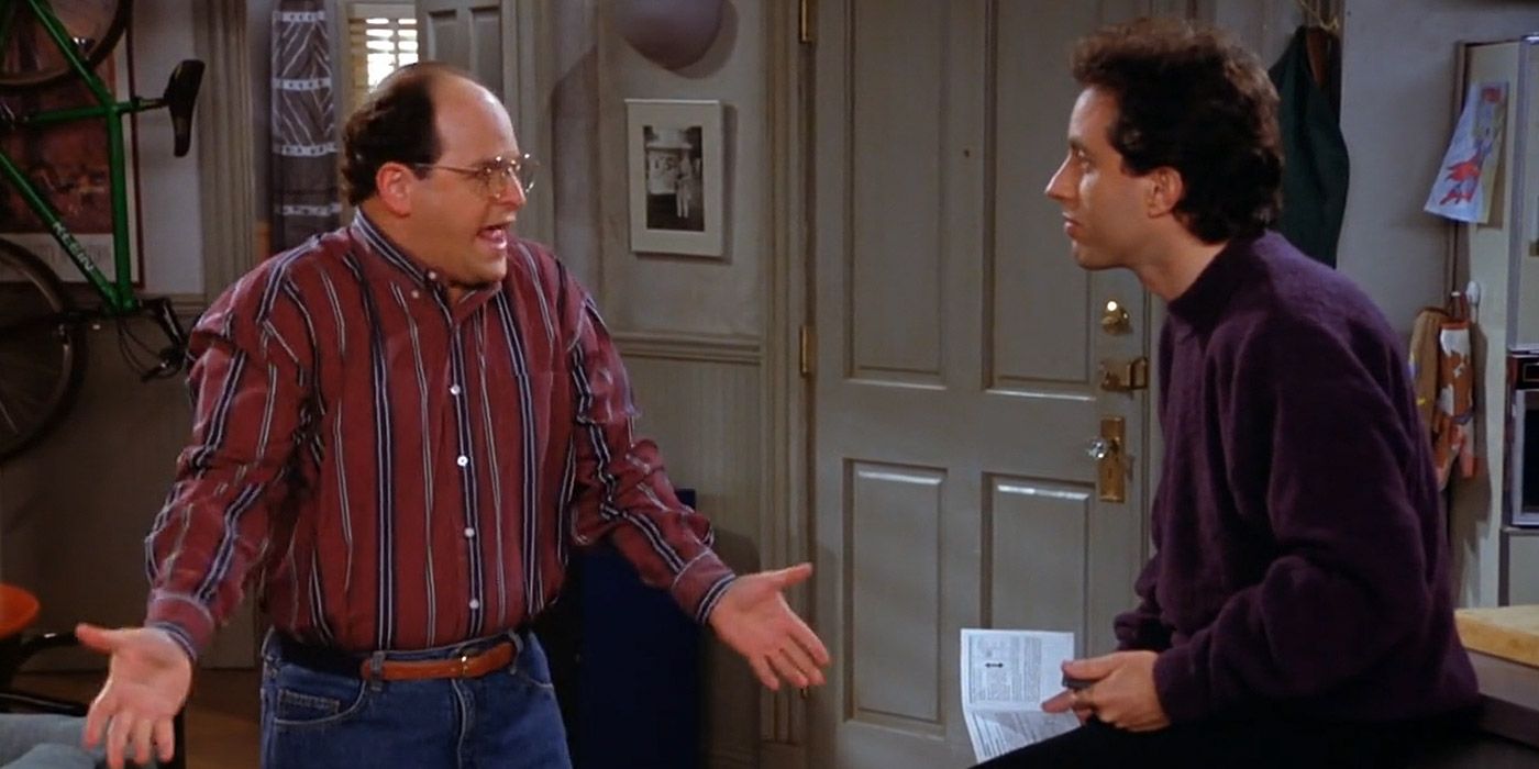 George gritando com Jerry em Seinfeld.