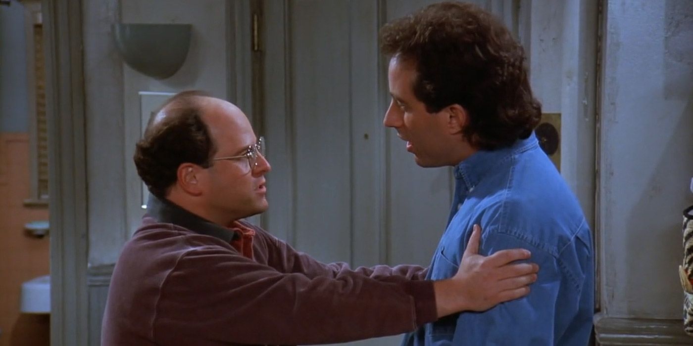 George tells Jerry he got engaged in Seinfeld
