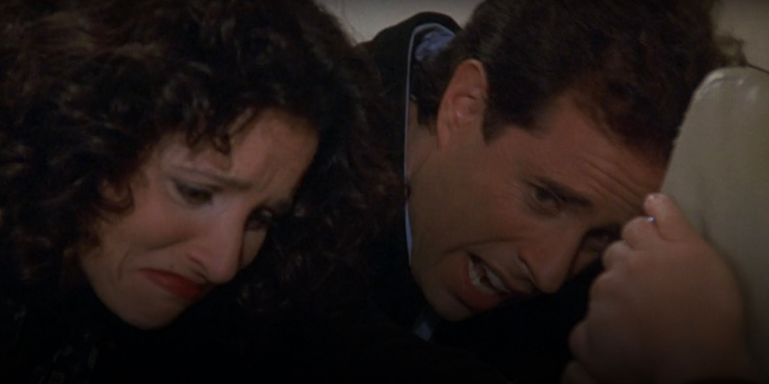 The plane almost crashes in Seinfeld