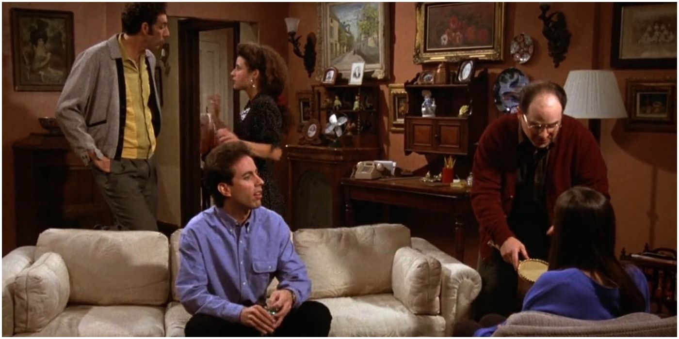 Seinfeld George talks to Audrey before she removes her bandages