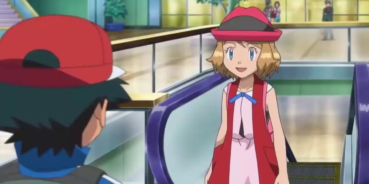Serena says goodbye to Ash at the end of the X&amp;Y anime