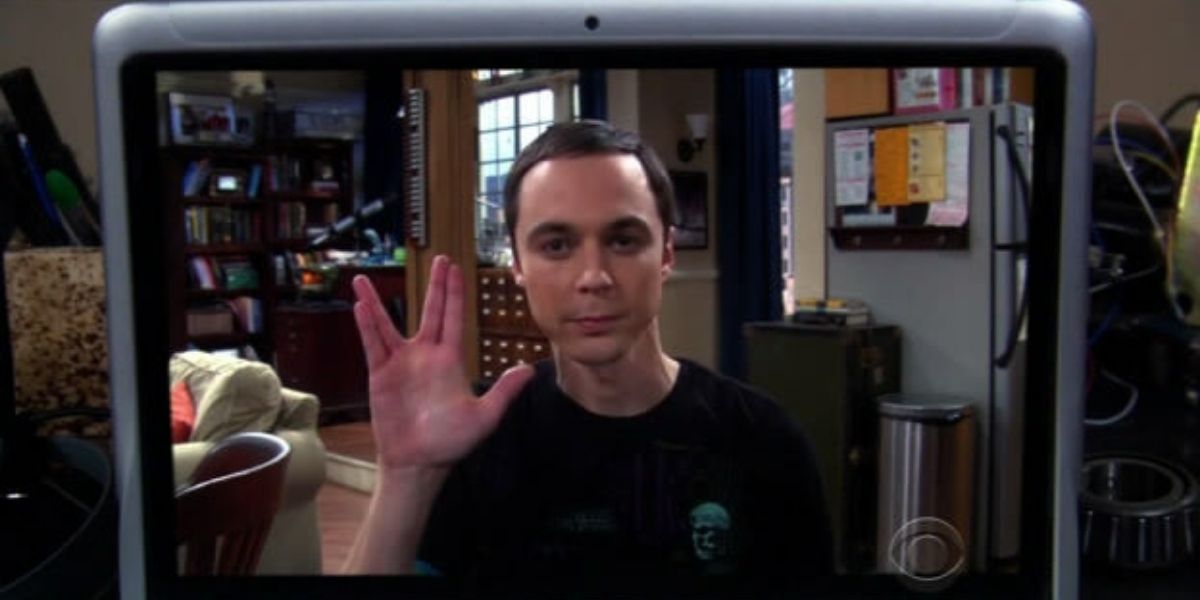 Sheldon says goodbye to his friends in a video