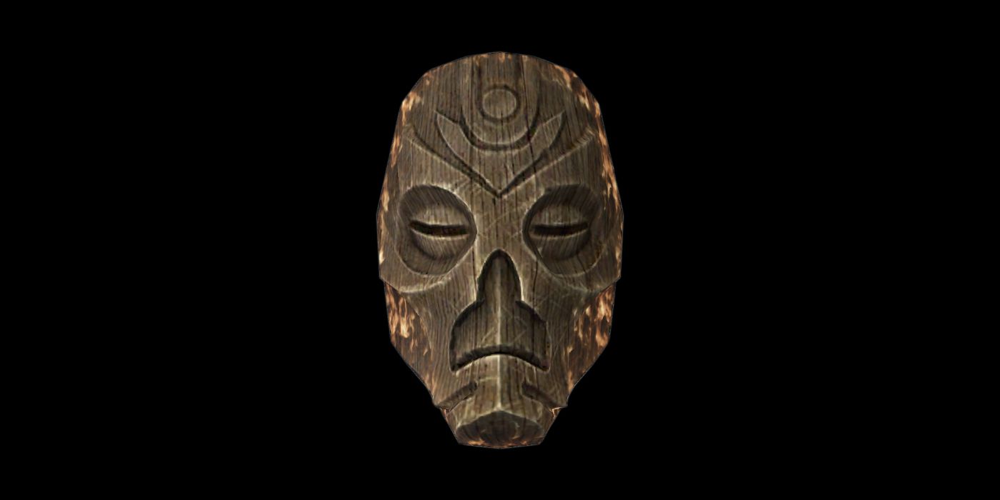 Skyrim Dragon Priest Wooden Mask