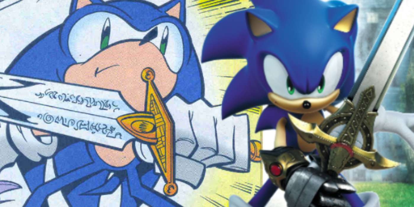 sonic as a knight