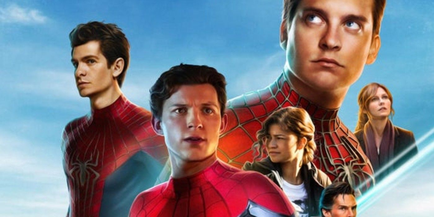Spider-Man No Way Home Art Unites 3 Marvel Franchises