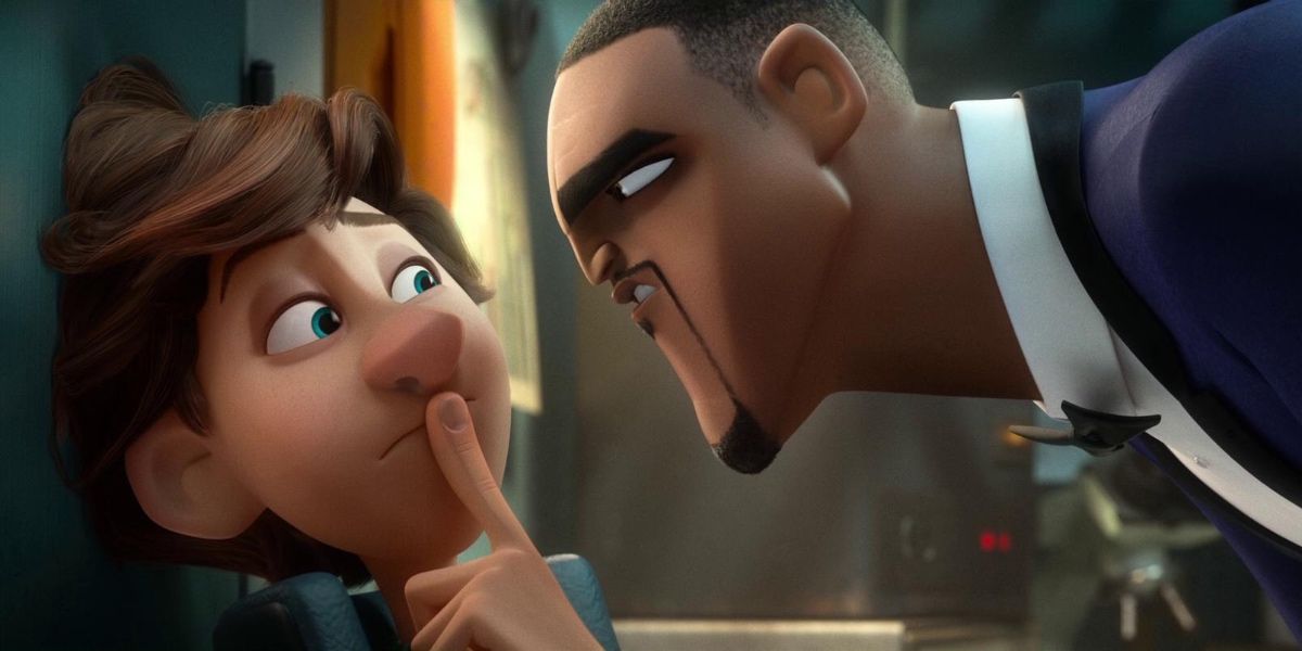 Sterling face to face with Walter in Spies in Disguise.