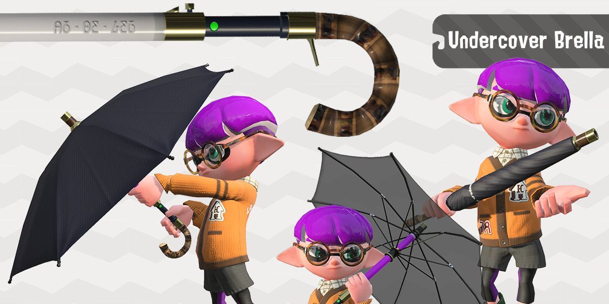 Undercover Brella pose