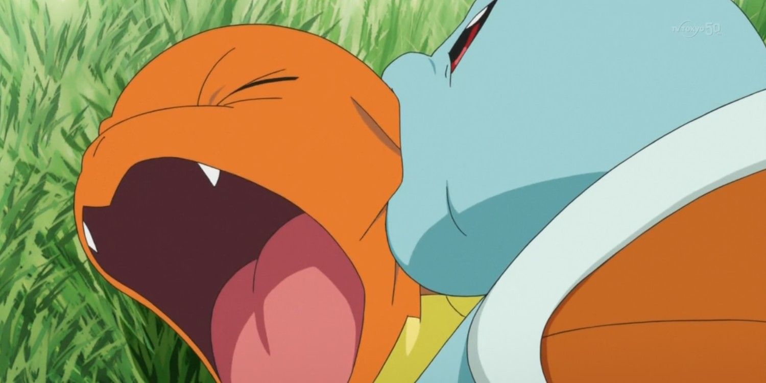Squirtle Bites Charmander Pokemon Used To Be Violent.
