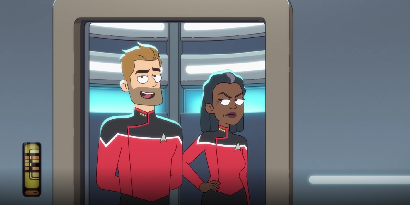 Ransom and Freeman in Star Trek Lower Decks