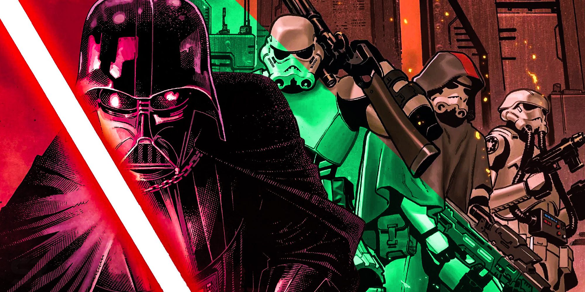 Star wars Darth Vader SCAR Squadron elite star troopers