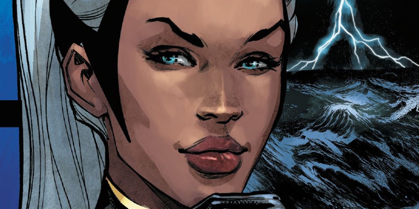 Storm smiling confidently in X-Men