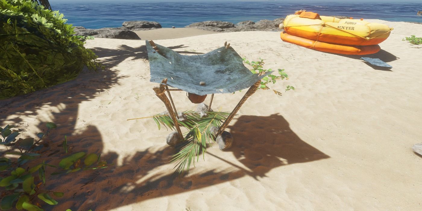 A Water Still for collecting fresh water in Stranded Deep