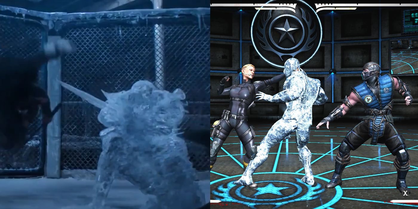 Sub Zero Mortal Kombat Ice Clone Comparison