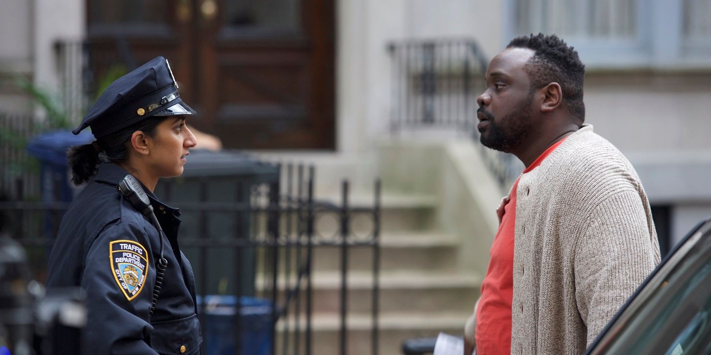 Sunita Mani and Brian Tyree Henry in The Outside Story