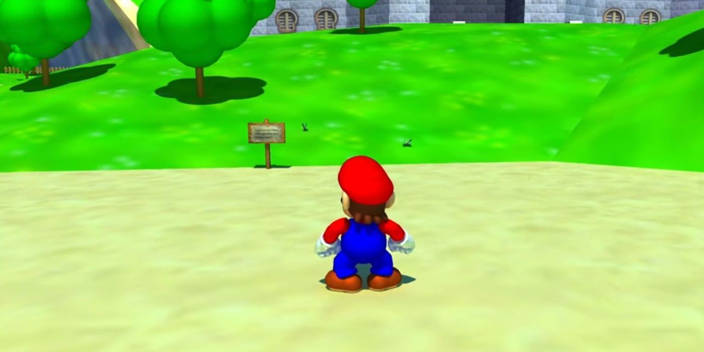 Super Mario 64 Ray Tracing Castle