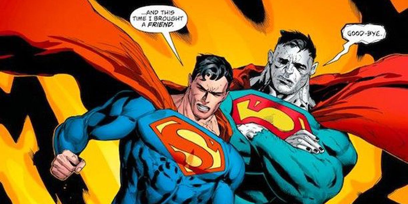 Superman introduces the world to his friend Bizarro